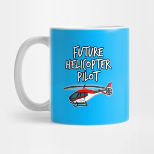 Future Helicopter Pilot Doodle (Red) Mug